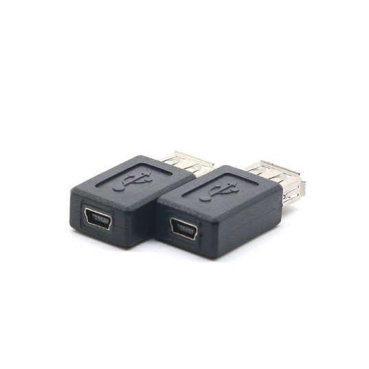 5pcs USB2.0 Mini Adapter mini5P Female To USB Female Converter Portable Adapter