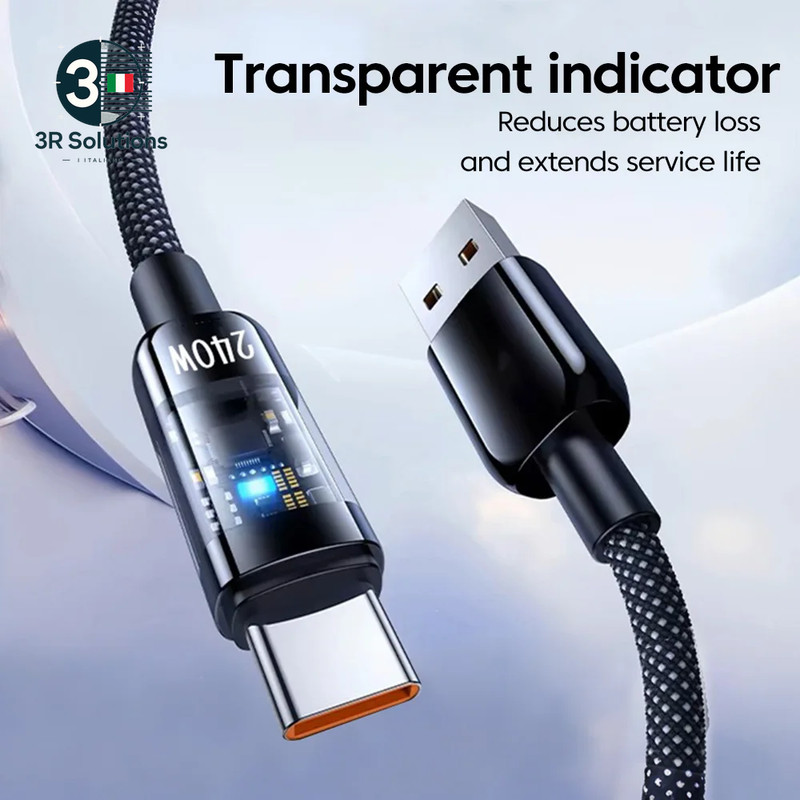 240W USB to Type-C QC3.0 Fast Charging Cable Super Ve Charging Cable gallery