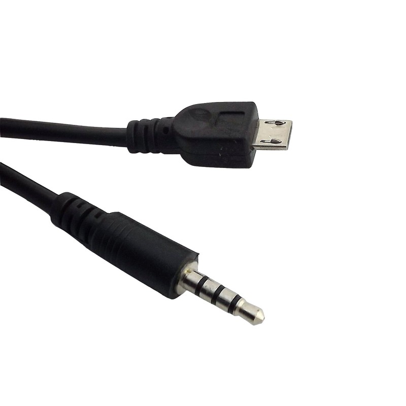 3.5mm Stereo Male to Micro USB Male Car AUX Out Cable For Android Samsung Huawei