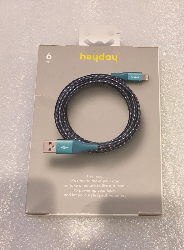 2 - Heyday Charging Cable USB-A to LIGHT-NING Apple iPhone iPad - 4FT 6FT gallery