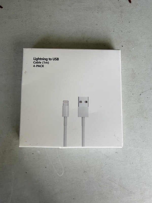 LOT 2 Apple Official USB to Lightning Charging Cable MQUE2ZM/A – A1856 RB17