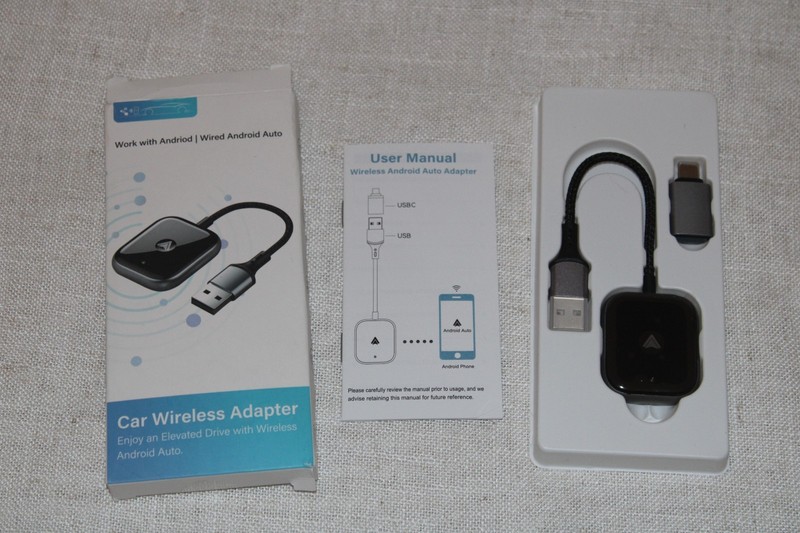 Android Auto Car Wireless Adapter Converts Wired to Wireless Plug & Play "Read" gallery