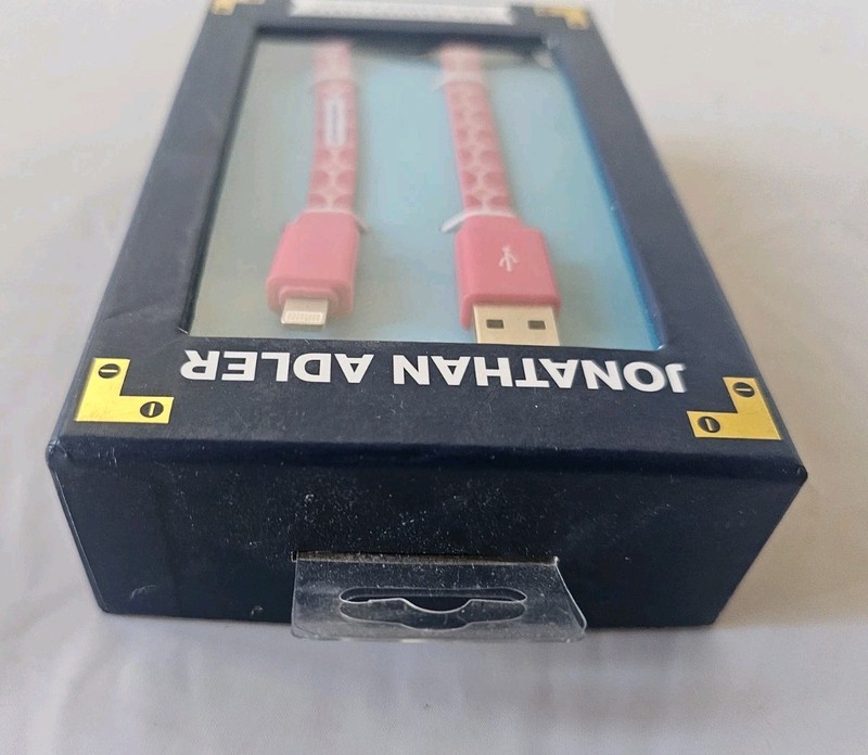 Jonathan Adler USB Charging Cable for Iphone 8-pin - 5ft SEALED gallery