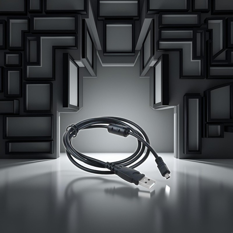 3ft Black USB Data Charger Cable for Nikon Coolpix S2600 S2500 S3000 S3200 S4... gallery