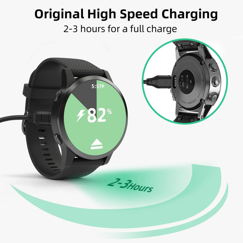 USB C Charger Compatible with Garmin Watch Charger, Data Sync Charging Cable for gallery