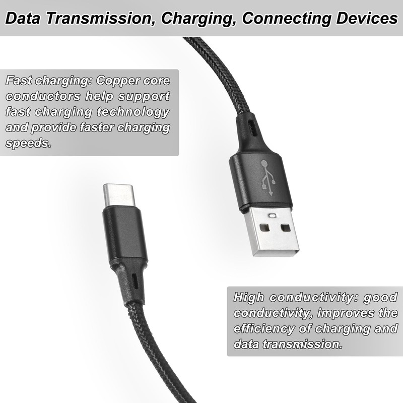 MECCANIXITY Controller Charger Cable, 6Ft USB A to C Cable Type C gallery