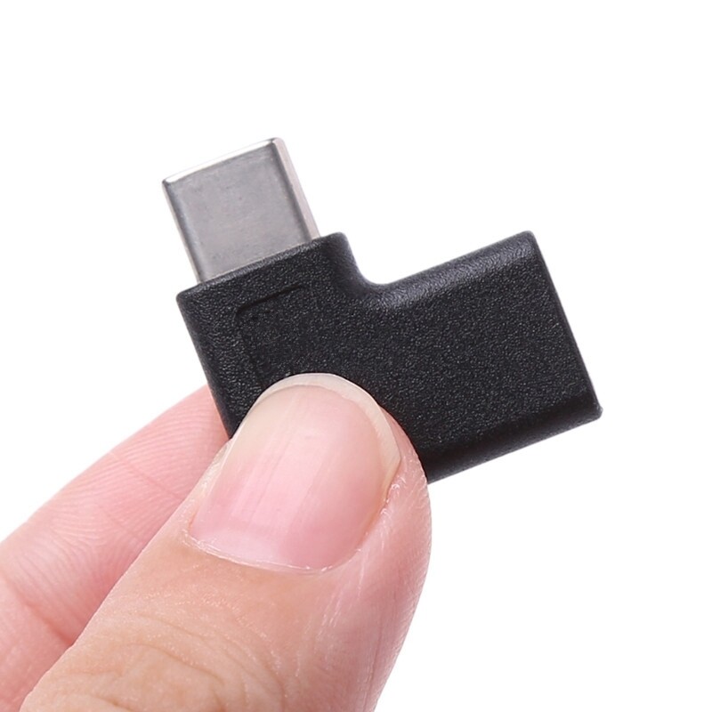 5x 90 Degree Right Angle USB 3.1 Type C Male To Female USB-C Converters Adapters gallery