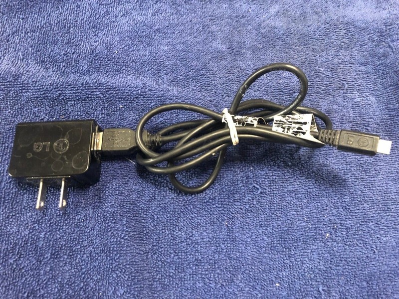 Genuine LG Micro USB Data Charge Cable DLC100 + LG Travel Wall Adapter STA-U17WT