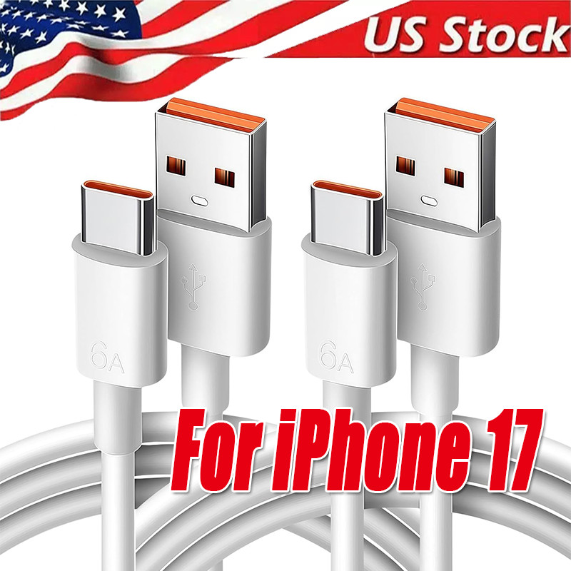 IPhone 16 17 Pro Max Plus USB-A Cable Fast Charger Type C Charging Data lot Cord