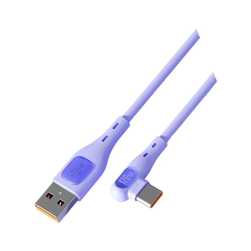 120W 6A USB Cable USB to USB C Cable Type C Fast Charging Silicone Cord Replace gallery