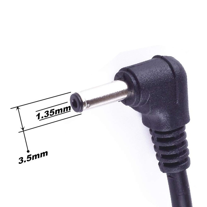 3 PCS 100cm 3.3 FT 5V USB 2.0 To DC 3.5mm x 1.35mm Male Power Cable Black gallery