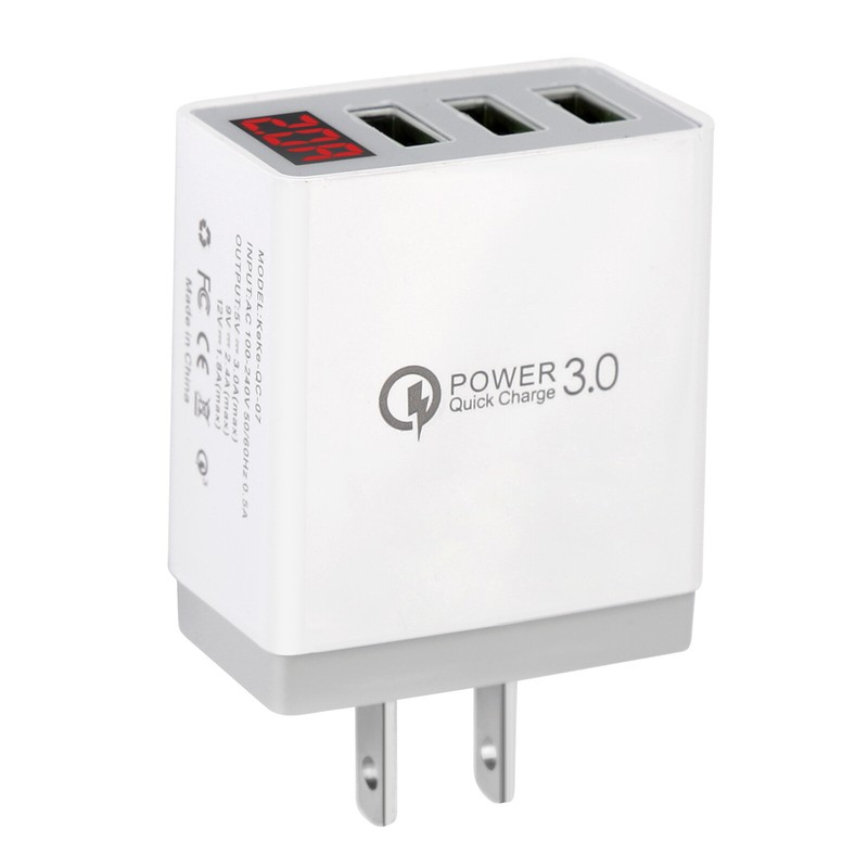 3-Port USB Wall Fast Quick Charger QC 3.0 for Cell Phone iPhone Samsung Android gallery