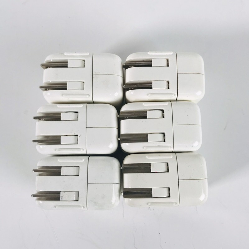 Lot of 6 Genuine 10W Apple USB Power Adapter A1357 Used Tested Working gallery