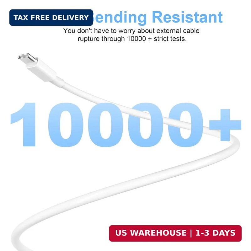 2Pack for Apple USB C to USB C Charging Cable 1ft 240W,Short Type C to Type C Fa gallery