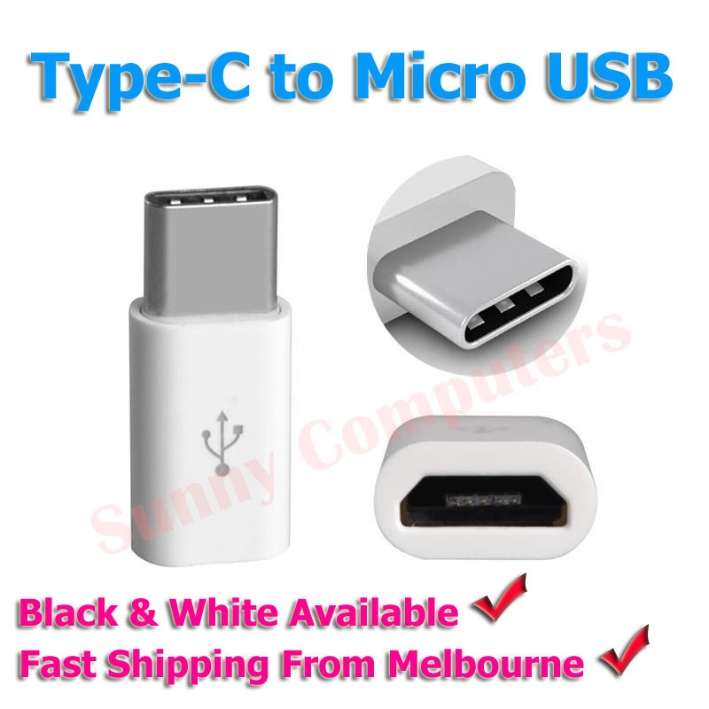 USB-C USB3.1 Type-C Male to Micro USB Female Converter Adapter Connector au oz gallery