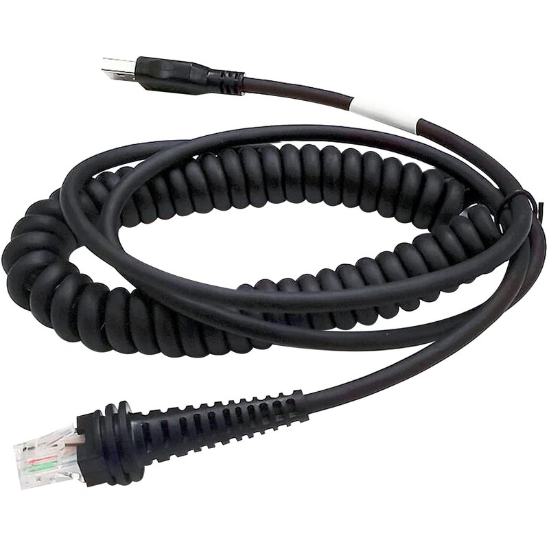 Barcode Scanner 𝐂𝐨𝐢𝐥𝐞𝐝 𝐔𝐒𝐁 𝐂𝐚𝐛𝐥𝐞 USB to RJ45 Cable CBL-500-300-...