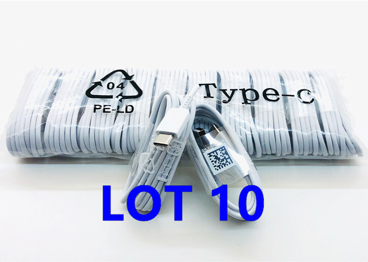 10x Lot Type C USB Data Fast Charger Cable for Samsung Galaxy S8 S9 S10 NOTE9 N8