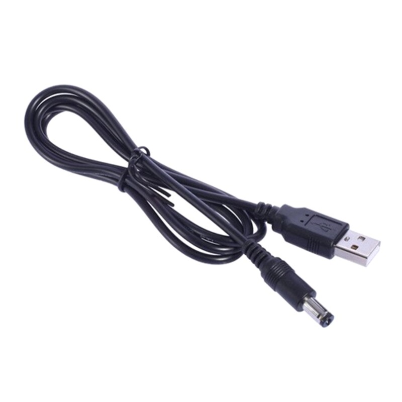 1m USB to DC5.5 2.1mm Charging Cable for Electronic Piano LED Light Power Cord