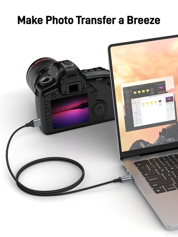 KAYQINHO USB C to Micro B Cable 1.5FT for External Hard Drives gallery
