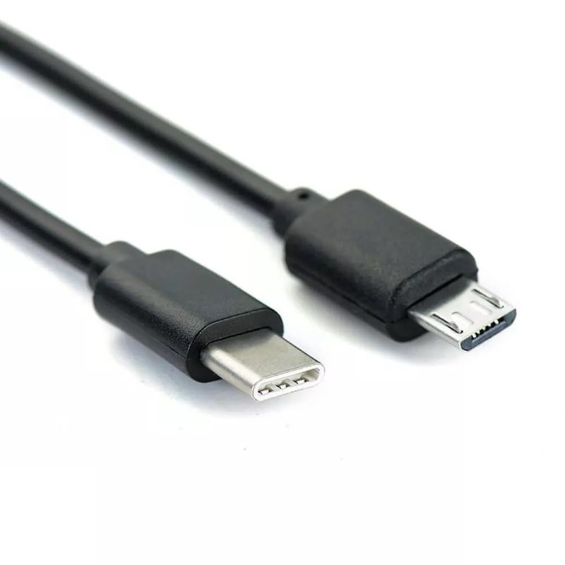 USB C to Micro USB Cable 3FT, Data Transfer & Charge for Old Phones/Devices