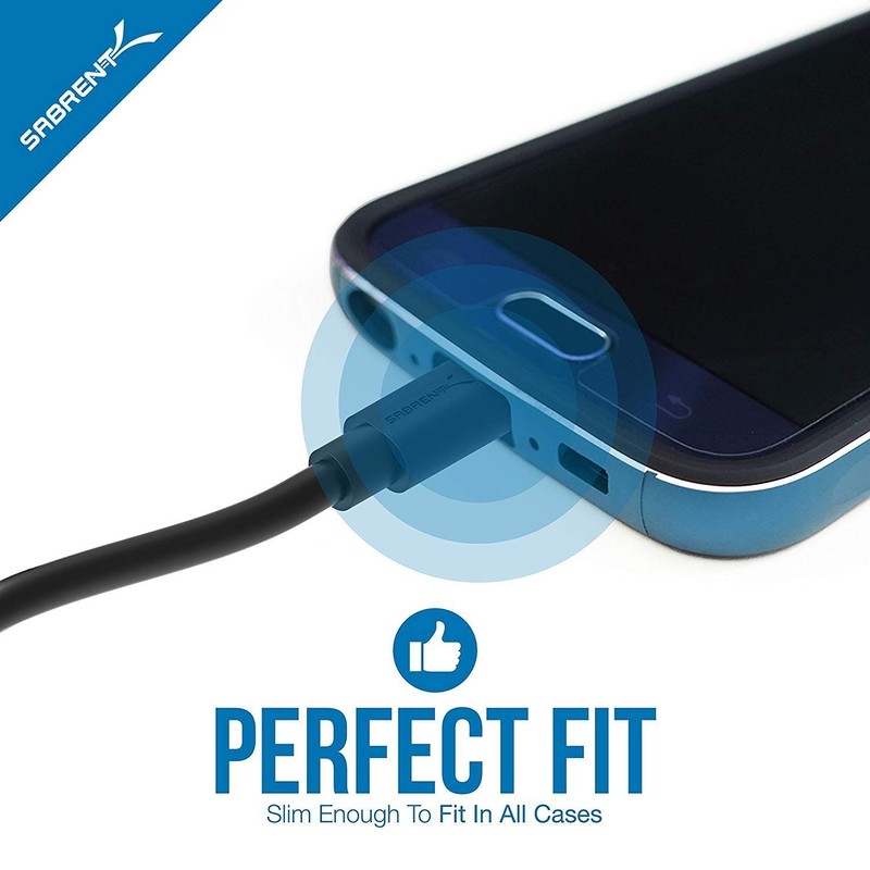 High Speed Micro USB Cables, 3ft Length for Smartphones and Tablets - 6 Pack gallery