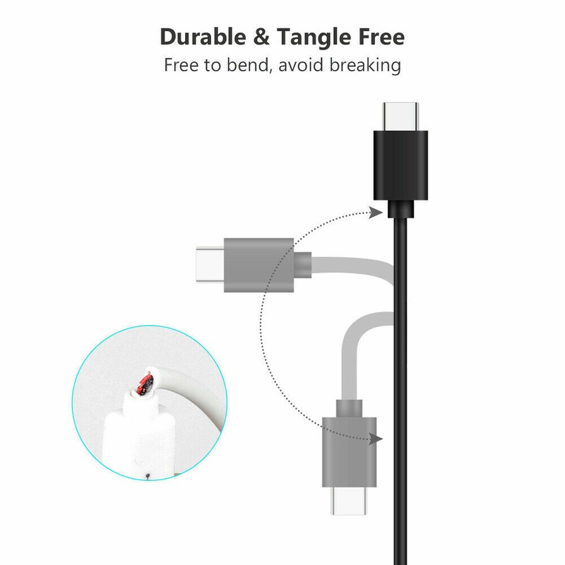 3ft USB-C Charger Cable Power Charger Cord for Anker Life A1 A2 NC P2 Life Dot 2 gallery