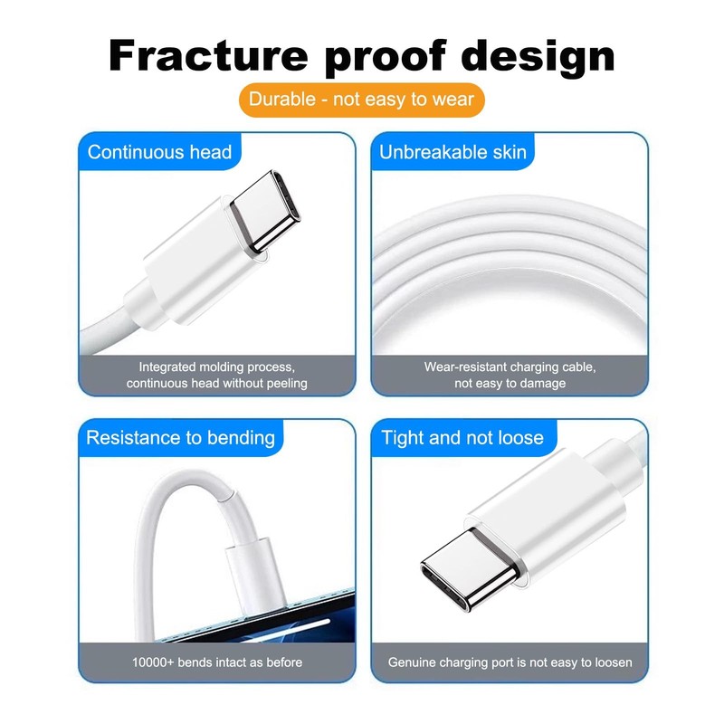 2 Pack Car Carplay Cable for iPhone 17 Air/15/16 16e 17e 15 Pro Max 15 Plus U... gallery