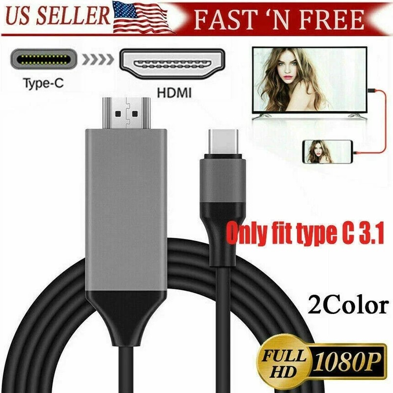 MHL USB Type C to HDMI 1080P HD TV Cable Adapter For Android LG Samsung Motorola gallery