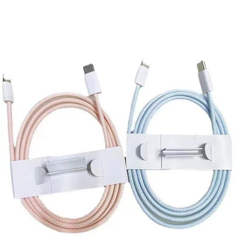 Woven PD20w fast charging data cable suitable for iPhone 13 and iPhone datacable gallery
