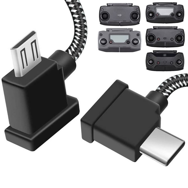 1FT Micro to USB Remote Controller Cable for DJI Mavic Mini,Mini SE,Mavic 2 /…