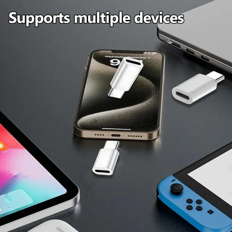 USB C to Lightning Adapter 3 Pack [Mfi Certified] Lightning Female to USB C gallery