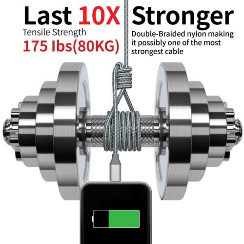Fast Charger Cable Heavy Duty For iPhone 14 12 11 X XR 8 Charging Cord Wholesale gallery