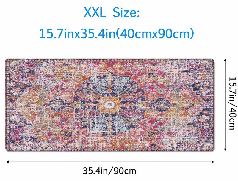 Mouse Pad Gaming, Large XXL Mouse Pads, Non-Slip Rubber Base Mousepad, Keyboa... gallery
