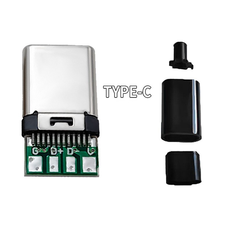 10Pcs Type C Usb3.1 3A Fast Charging USB Connectors Male Jack Tail Plug1074 gallery
