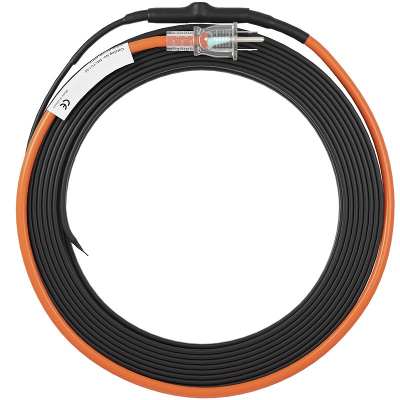 Self - Regulating Pipe Heating Cable, 60 - feet 5W/ ft Heat Tape for Pipes gallery