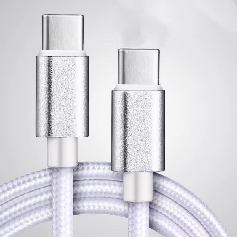 USBC TO USBC 3 Meter White Charging Cable