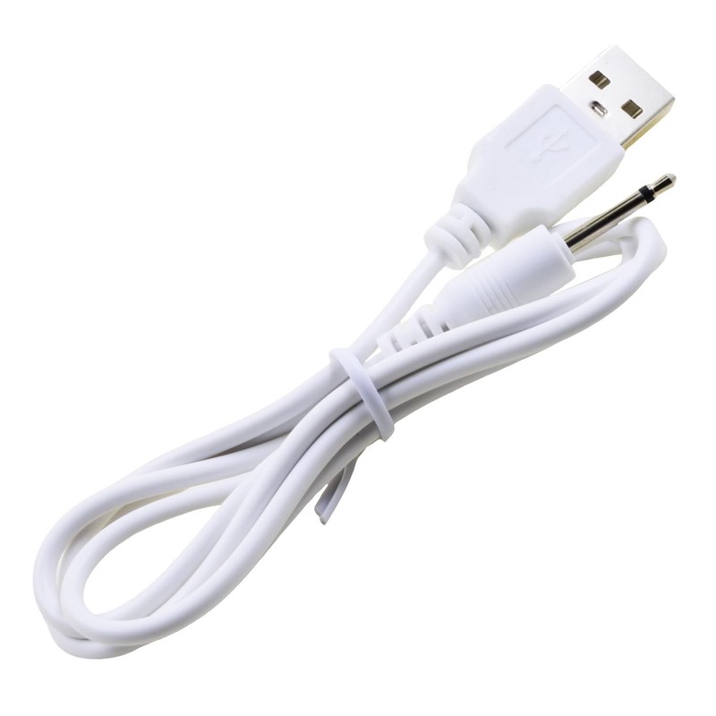 YiKaiEn 2 Pack 2.7ft USB to DC 2.5mm Fast Charger Cable, 2.62 feet, White gallery