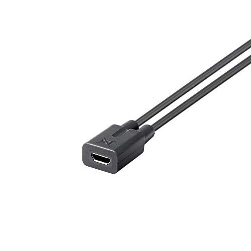 Micro USB Splitter Cable Female to 2 Male Charging Data 16cm 30cm gallery