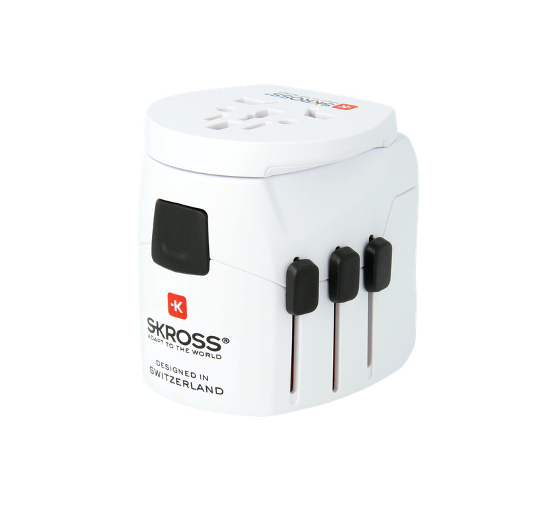 Skross Pro Light World Travel Planer USB White Adapter