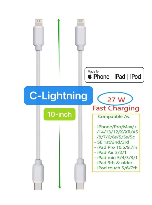 Short USB Cable 5 Variety Pack 10-PCS Mixed 5 Varieties X 2PCS (10-inch) Comp... gallery
