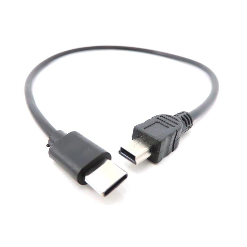 USB Type C 3.1 Male To Mini USB 5 Pin B 5p Male Converter OTG Lead Data Cable