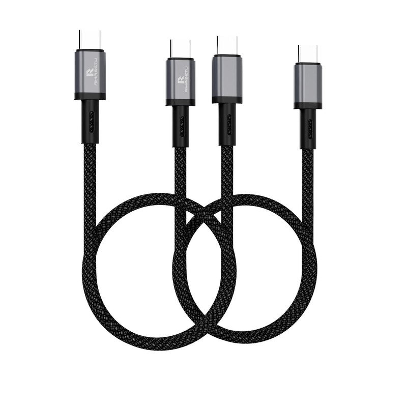 USB C Cable 2FT 60W Fast Charging for iPhone 17/16/15, Samsung S25/S24