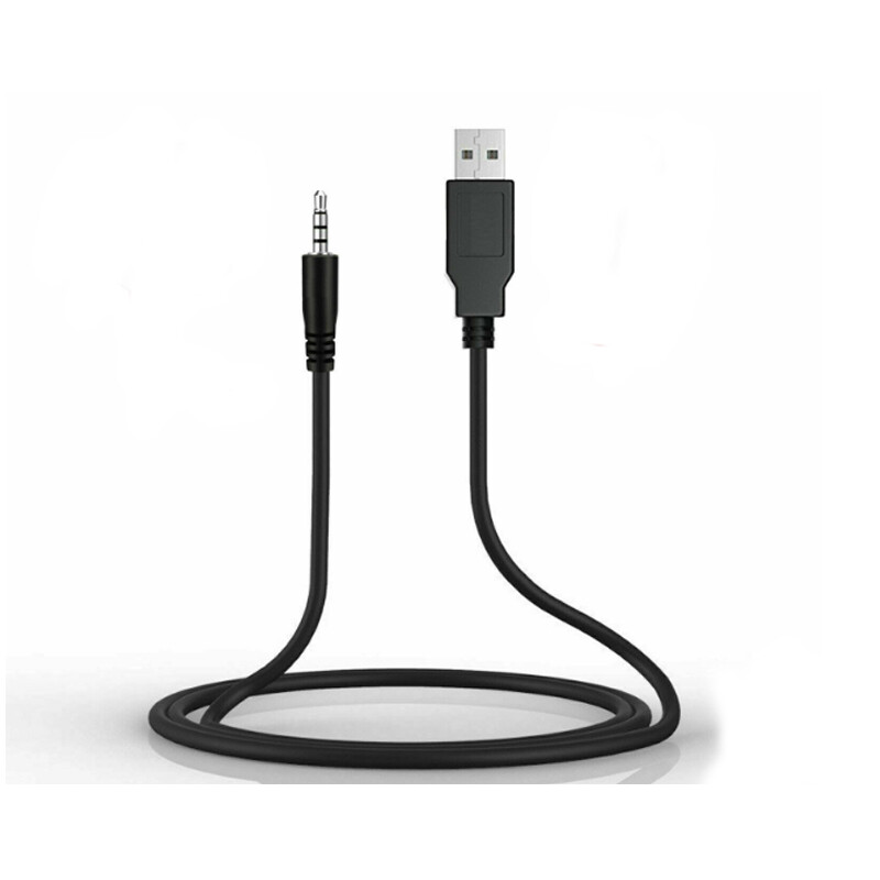 3.5mm Aux Audio To USB A Male Port Cable Cord Adapter Jack Charge Data Syn 3.3ft gallery