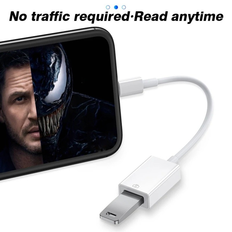 OTG Adapter For Male to USB Female Adapter OTG and Charger Cable for i gallery