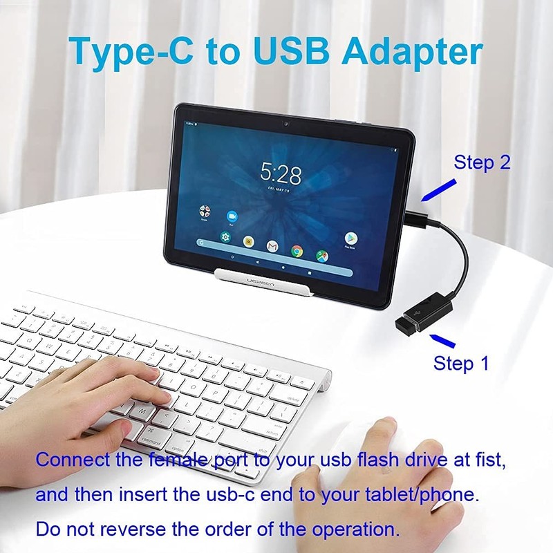 USB C to USB Adapter [2 Pack],Type-C OTG Cable Type C Male to USB A Female Usb gallery