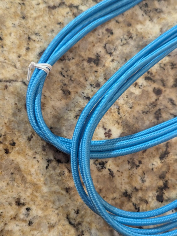 Cordzilla 10 ft 8 Pin iPhone Compatible to USB-A Charging Cable Bright Blue 2 PK gallery
