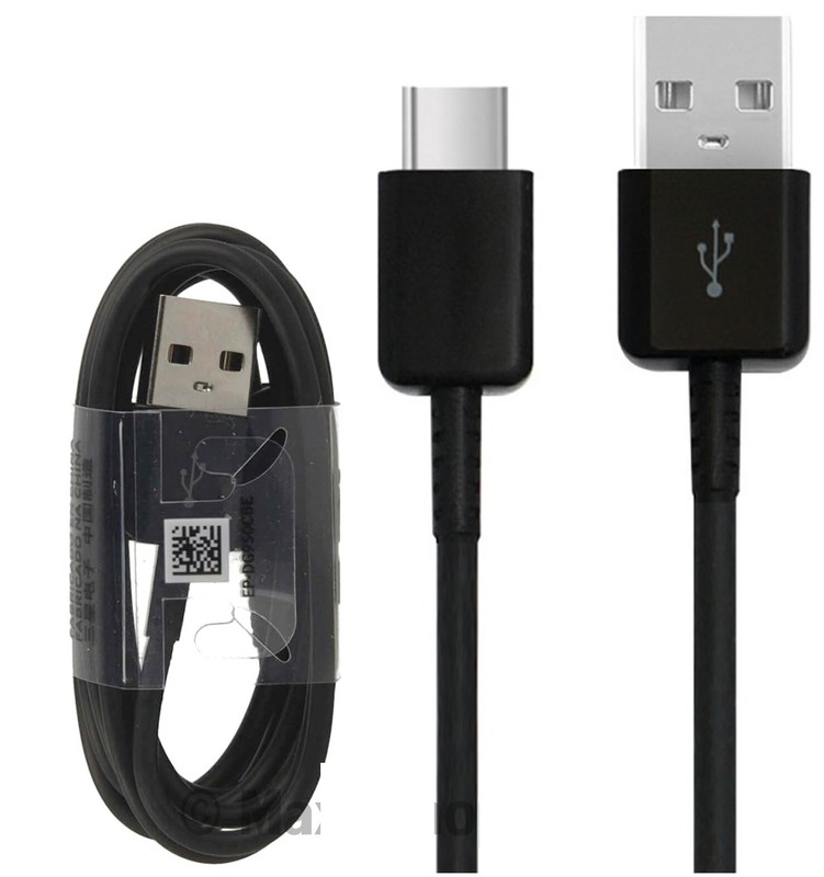 GENUINE SAMSUNG TYPE C EP-DG970BBE USB DATA CHARGING CABLE TYPE C 1 METER BLACK gallery