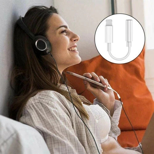 For Apple iPhone Headphone Adapter Jack 3.5mm Aux Cord Dongle gallery