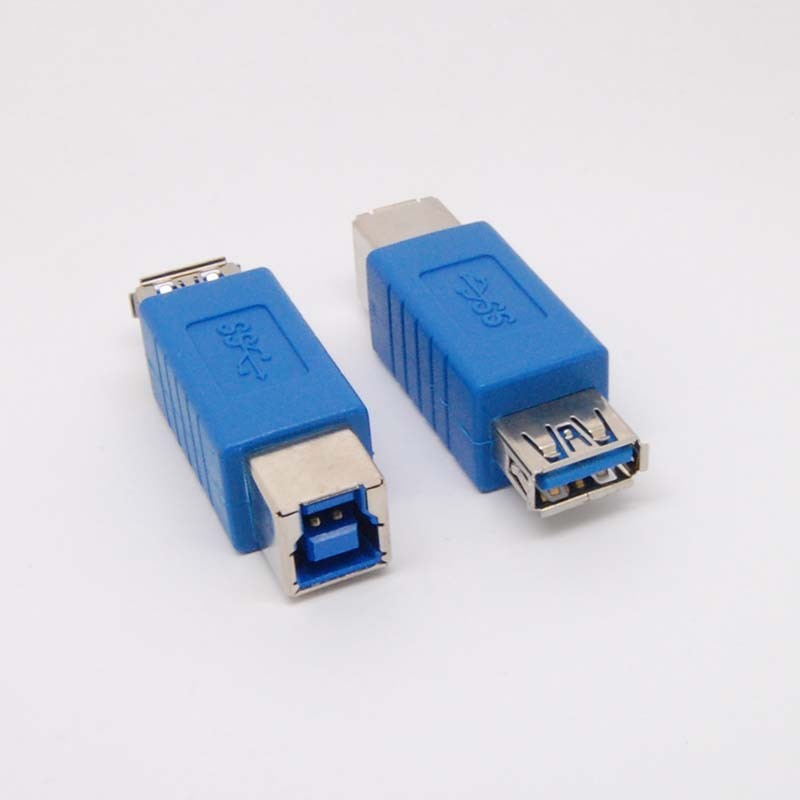 10pcs premium usb 3.0 Typ A Female to Printer B Female coupler adapter converter