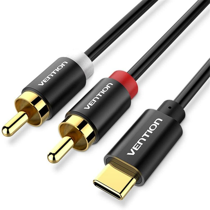 Câble audio USB type C vers 2 RCA Type-C RCA Câble 2 RCA 2 RCA pour TV 1 m